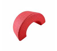 LeeQinersw Rodillo de Espuma para Fitness Rodillo Pilates Bloque Contorneado Soporte Cervical Almohadilla Ergonómica de Espuma para Estiramientos Suaves y, Rojo, Duro