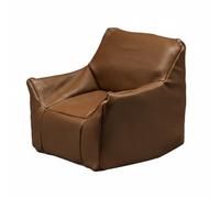 LeeQinersw Sofá en Miniatura para Muñecas Sillón Sofá Material PU con Relleno de Esponja Detalle Realista para y Dioramas Adecuado para Fotografía Colección Maquetas, Marrón