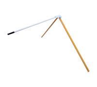 LeeQinersw Soporte de Fútbol Kicking tee Rugby Porta Balón Base Entrenamiento Plegable Estable con Ajuste Metálico Adecuado para Sesiones Individuos Campo, Naranja Blanco