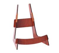 LeeQinersw Soporte de Guitarra Portátil para Instrumentos de Cuerda Diseño Compacto Y Base Sólida de Madera Adecuado para Guitarra Bajo Ukelele Violín Habitació, Madera Roja