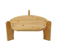 LeeQinersw Soporte Dispensador de Bebidas de Madera Stand para Recipientes Tipo Florero Plant Rack Soporte para de Té Frío Y Agua Fabricación en Madera Na, 26.5 Cm X 10 Cm