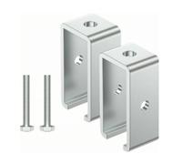 LeeQinersw Soporte en U para Canal Puntal | Resistente, Brida Soporte para canal puntal/8 Pulgadas, Adaptable, Inlaciones Eléctricas, Taller