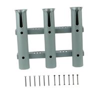 LeeQinersw Soporte para Caña de Pescar Fabricado en Nylon Soporte para Caña con Tornillo Empotrado Diseño de Rack Tubular Triple Montaje Rápido Y Seguro, Verde