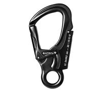 LeeQinersw Stop Descender Dispositivo para Descenso Figura Ocho Autorretenedor Equipo de Protección Rápel Aleación Compatible con Cuerdas 10-12mm para Es, 10KN