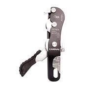 LeeQinersw Stop Descender Dispositivo para Descenso Figura Ocho Autorretenedor Equipo de Protección Rápel Aleación Compatible con Cuerdas 10-12mm para Es, 23KN