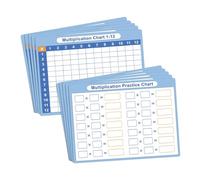 LeeQinersw Tabla de Multiplicar Del 10x, Pizarra Blanca, Mini Pizarra Portátil, Juego, Reutilizable, Borrable