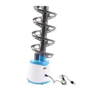 LeeQinersw Table Tennis Robot Entrenador Automático de Tenis de Mesa Robot Máquina Emisora de Pelotas Individual Equipo de Formación Personal Compuesto, Capacidad para 28