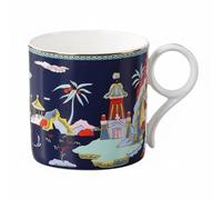 LeeQinersw Taza de Cerámica Taza Café Té Taza Desayuno Taza de Acabado Fino Translúcido Asa Ergonómica Segura Adecuada para Oficina Comedor Pausa de Café, Azul Oscuro
