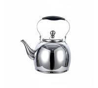 LeeQinersw Tetera Acero Inoxidable con Extraíble Hervidor Estufa Jarro Apta para Fogones de Gas Eléctricos y Portátiles Adecuada para Infusiones Cocina Camping Restaurante Hogar, Plata, 2.0L