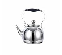 LeeQinersw Tetera Acero Inoxidable con Extraíble Hervidor Estufa Jarro Apta para Fogones de Gas Eléctricos y Portátiles Adecuada para Infusiones Cocina Camping Restaurante Hogar, Plata, 1.0L