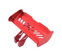 LeeQinersw Trasera Soporte Aluminio Accesorio Alerón Trasero para Protección Eficaz contra Abrasión Adecuado para Autos de Control Remoto, Rojo