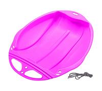 LeeQinersw Trineo Infantil Tobogán de Nieve Sled Tablero de Descenso Material PE Adecuado para Niños Deportes Invernales Césped Arena Pesca en Hielo, Rosado