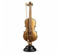 LeeQinersw Violín corativo Resina Dorado con talles Finos y Base Redonda para Embellecer Salas Estudios y Recepciones