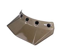 LeeQinersw Visera de Motocicleta Visera Protector Solar Escudo Facial Burbuja para Casco Abierto Policarbonato Resistente Instalación sin Herramientas