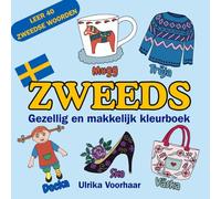 LEER 40 ZWEEDSE WOORDEN - ZWEEDS gezellig en makkelijk kleurboek