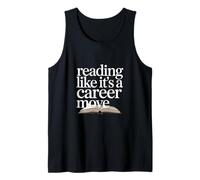 Leer como si Fuera un Movimiento Profesional Lectores Amantes de los Libros Camiseta sin Mangas