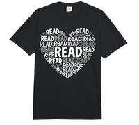 Leer Corazón Estilo Repetir Lectura Bookworm Amantes de los Libros Comfort Colors Adult Heavyweight T-Shirt