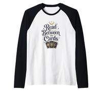 Leer Entre Las Cartas Tarot Bruja Celestial Camiseta Manga Raglan