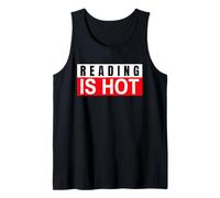 Leer es Caliente (Declaración de Bookworm) Camiseta sin Mangas