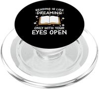 Leer es como soñar Solo con los Ojos Abiertos Libro PopSockets PopGrip para MagSafe