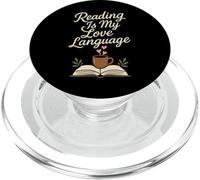 Leer es mi amor Idioma Amante de libros Lector Literario PopSockets PopGrip para MagSafe