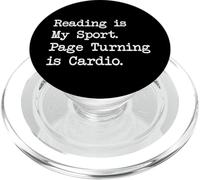 Leer es mi deporte Pasar página es cardio Reader citas PopSockets PopGrip para MagSafe
