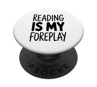 Leer Es Mi Juego Previo Humor para Amantes De Los Libros PopSockets PopGrip Adhesivo