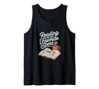 Leer es mi Libro Divertido de Deporte Favorito Camiseta sin Mangas
