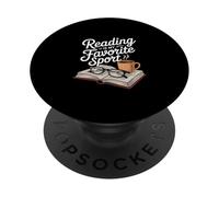 Leer es mi Libro Divertido de Deporte Favorito PopSockets PopGrip Adhesivo