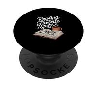 Leer es mi Libro Divertido de Deporte Favorito PopSockets PopGrip Adhesivo
