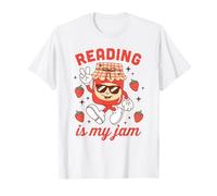 Leer es mi Mermelada Retro de Fresa Camiseta