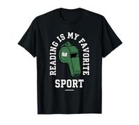 Leer es mi Silbato Deportivo Favorito Retro Coaching Camiseta