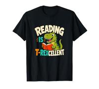 Leer es un Amante de los Libros de Dinosaurios T-Rexcellent Camiseta