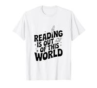 Leer es un Amante de los Libros espaciales Fuera de Este Mundo Camiseta