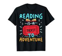 Leer es un boleto para la aventura Diversión Amantes de los libros Diversión Camiseta