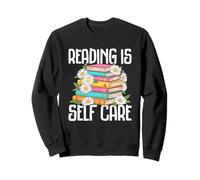 Leer es un Placer para los Amantes de los Libros de Cuidado Personal Sudadera