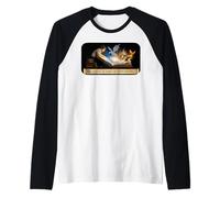 Leer está Fuera de Este Libro de fantasía Amante niño niña Camiseta Manga Raglan