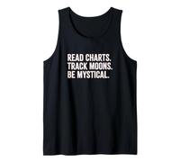 Leer gráficos Rastrear Lunas Sea un Entusiasta de la astrología mística Camiseta sin Mangas
