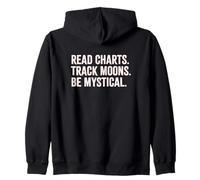 Leer gráficos Rastrear Lunas Sea un Entusiasta de la astrología mística Sudadera con Capucha