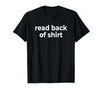 Leer la Parte Posterior de la Camisa (Good Boy) Funny Camiseta