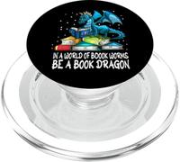 Leer Libros Libros En Un Mundo De Gusanos De Libros Ser Un PopSockets PopGrip para MagSafe