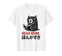 Leer más Diseño de monstruos de libros para amantes de los libros Camiseta