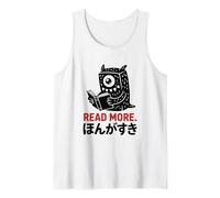 Leer más Diseño de monstruos de libros para amantes de los libros Camiseta sin Mangas