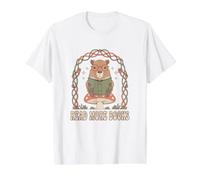 Leer más Libros Maestro del Mes Nacional de la Lectura de Camiseta gráfica económica, Hombre, Blanco, M