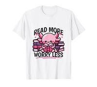 Leer más Preocúpate Menos Ropa Gráfica Axolotl Camiseta
