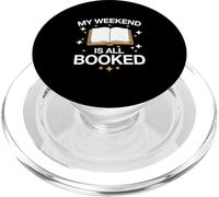Leer mi Fin de Semana es Todo Libro Bibliotecario PopSockets PopGrip para MagSafe