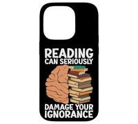 Leer puede dañar seriamente tu ignorancia - Book Lovers Carcasa para iPhone 14 Pro