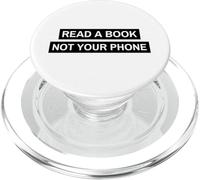 Leer un Libro, no tu teléfono (Bookworm Digital Detox) PopSockets PopGrip para MagSafe