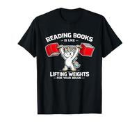 Leer Unicorn Book Lover Levantando Pesas para Tu Cerebro Camiseta
