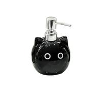 Leere Handseifenflaschen - Behälter Für Handseife | 480 ml, leicht, tropffrei, Schwarze Katze Keramik Leere Seifenlotion Pumpflasche Spender für Shampoo, Gesichtswasser, Duschgel, Gesichtscreme, Körpe